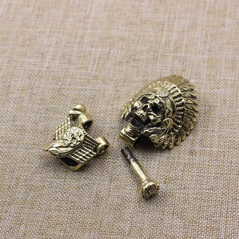 40MAX سوار باراكورد بإبزيم جمجمة نحاسية | مثالية لسوار النجاة التكتيكي باراكورد DIY مصنوعات باراكورد والمزيد in Kuwait