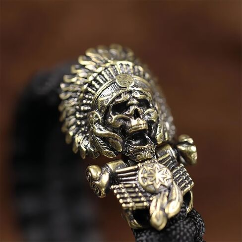 40MAX سوار باراكورد بإبزيم جمجمة نحاسية | مثالية لسوار النجاة التكتيكي باراكورد DIY مصنوعات باراكورد والمزيد in Kuwait