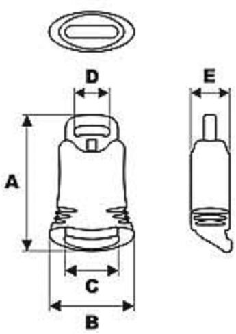 نهاية قفل سلك Ravenox Cyberian | أقفال الحبل للأربطة والحبال | سدادة سلك حائزة على جوائز وأقفال سلكية لـ باراكورد والأمتعة وأربطة الأحذية واستخدام الملابس | ملحقات التخييم للأماكن الخارجية الرائعة in Kuwait