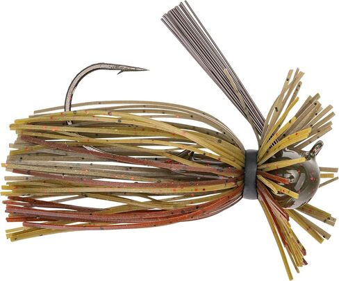Strike King (TGFFJ38-46) Tour Grade Football Finesse Jig Fishing Lure, 46B - Green Pumpkin Craw, 3/8 oz, Exclusive Gamakatsu Hooks in Saudi Arabia