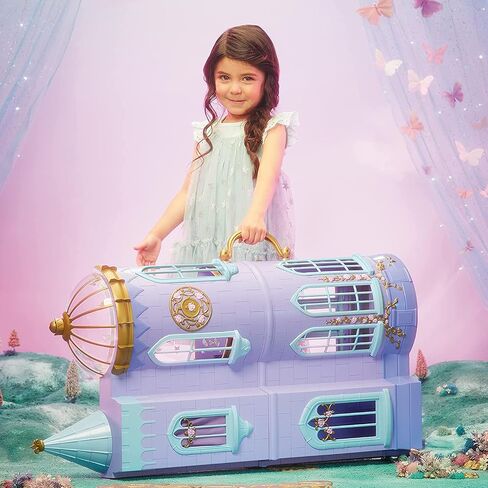 MGA Dream Ella Majestic Castle Playset, Fits 11.5" Fashion Dolls, Furniture & Accessories, Portable 35" H x 18" W Dollhouse Play Pretend Gift for Kids, Toys for Girls & Boys Ages 3 4 5+ Years in Saudi Arabia