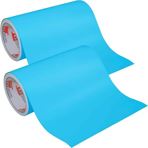 ORACAL Oramask 813 Low-Tack Adhesive Light Blue Stencil Vinyl 12 Inch by 24 Inch Rolls (1 Roll Pack) in Saudi Arabia