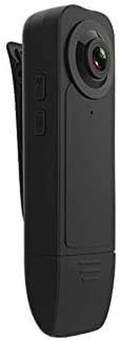 Hidden Camera 1080P Mini Camera no WiFi Security Camera Wearable with Clip Small Camera Indoor Outdoor Use, Business Meetings/Class/Hiking Easy Use Black AOLANS in Kuwait