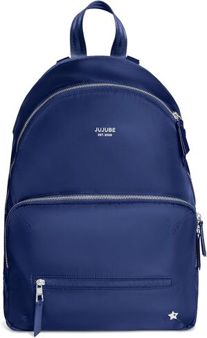 حقيبة ظهر JuJuJuBe الجديدة للحفاضات اليومية مع وسادة تغيير محمولة، وأشرطة لعربة الأطفال، حقيبة ظهر كبيرة للسفر للصبي أو الفتاة، لحمل زجاجات الأطفال، مناديل الأطفال، الحفاضات واللهايات، أسود in Kuwait
