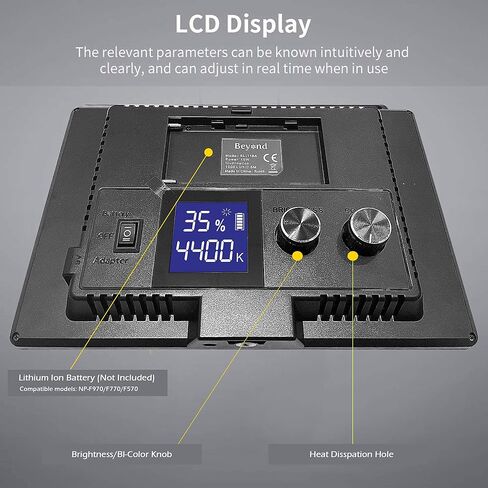 15 واط 8.9 بوصة LED ضوء فيديو ناعم، ملء ضوء تيار أضواء الاستوديو ملء الضوء، عكس الضوء 3200-5600K ضوء كاميرا ثنائي اللون لكاميرا DSLR وإضاءة تصوير الفيديو المباشر على YouTube وins. in Kuwait