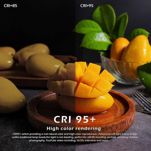 15 واط 8.9 بوصة LED ضوء فيديو ناعم، ملء ضوء تيار أضواء الاستوديو ملء الضوء، عكس الضوء 3200-5600K ضوء كاميرا ثنائي اللون لكاميرا DSLR وإضاءة تصوير الفيديو المباشر على YouTube وins. in Kuwait