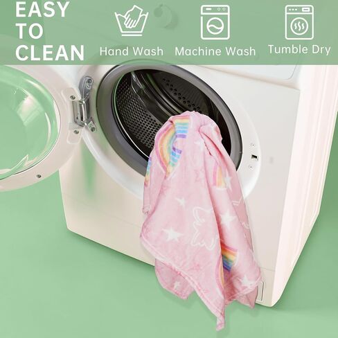 بطانية أطفال من الفلانيل مقاس 50 × 60 بوصة مع حواف، بطانية أطفال خفيفة الوزن فائقة النعومة 270 جرامًا للمتر المربع للأولاد والبنات، هدايا بطانية بحروف الحيوانات للأطفال، مثالية للسرير والأريكة والسيارة in Kuwait