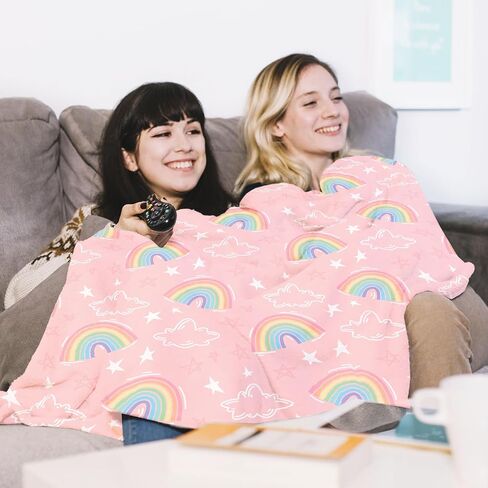 بطانية أطفال من الفلانيل مقاس 50 × 60 بوصة مع حواف، بطانية أطفال خفيفة الوزن فائقة النعومة 270 جرامًا للمتر المربع للأولاد والبنات، هدايا بطانية بحروف الحيوانات للأطفال، مثالية للسرير والأريكة والسيارة in Kuwait