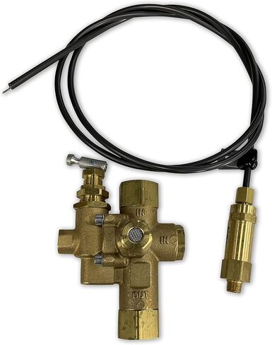 1/2 بوصة أنثى NPT أداة تفريغ ضاغط الهواء الغازي، مجموعة الصمامات التجريبية والتحكم في خنق Bullwhip متضمنة 8HP وما دون التطبيقات (140-175 أداة التفريغ وكابل التحكم في الخانق 48 بوصة) in Kuwait