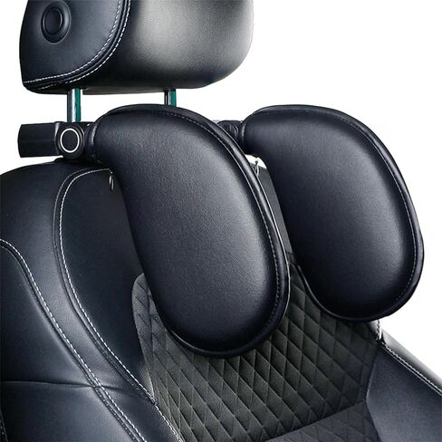 وسادة مسند رأس السيارة EPOCHHIKE، [Supersleep] مسند رأس على الطريق مع وسادة من البولي يوريثان/الإسفنج، دعم رقبة مقعد السيارة قابل للتعديل 360 درجة، وسادة نوم على شكل حرف U للأطفال والكبار (تصميم براءة اختراع سوداء أمريكية) in Kuwait