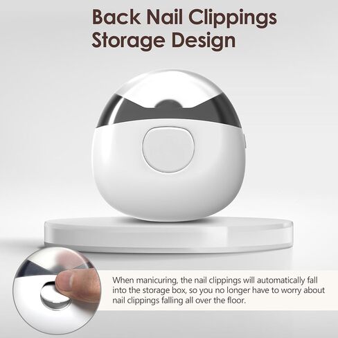 مقص أظافر كهربائي أوتوماتيكي، مقص أظافر كهربائي للأطفال مع ضوء، مقص أظافر قابل لإعادة الشحن مع الماسك، مبرد أظافر كهربائي للأطفال، الأطفال، كبار السن، حديثي الولادة، الرضع، البالغين in Kuwait