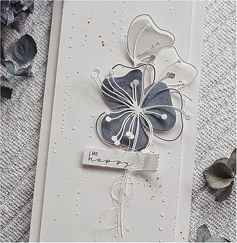 Scrapbooking Die-Cuts, Layer Frame Net Set Metal Cutting Dies for Card Making, Paper Craft Template, Background Embossing Stencils, DIY Album Décor (Banner Combination-10.3x9cm) in Saudi Arabia
