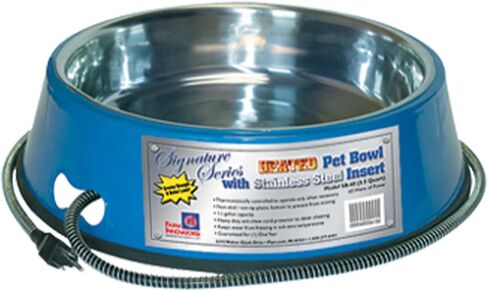 Farm Innovators Model P-60S 1-1/2-Gallon Round Heated Pet Bowl, 60-Watt, Speckletone in Saudi Arabia
