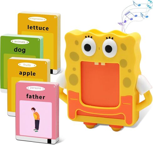 Talking Flash Cards,112 Cards with 224 Sight Words Kids Toddler Flash Cards Learning Toys,Educational Pocket Speech Autism Therapy Sensory Toys Gifts in Kuwait