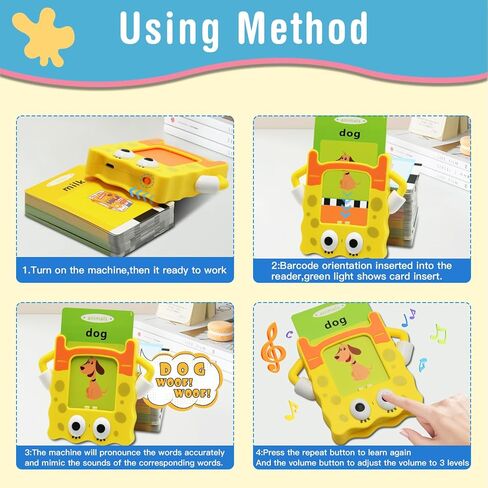 Talking Flash Cards,112 Cards with 224 Sight Words Kids Toddler Flash Cards Learning Toys,Educational Pocket Speech Autism Therapy Sensory Toys Gifts in Kuwait