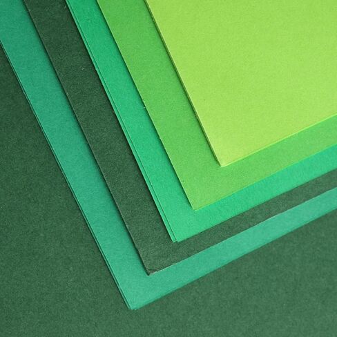 BigOtters 27PCS Cardstock Paper A4, Craft Cardstock Construction Paper Heavyweight A4 Paper for Kids Art Crafts St. Patrick's Day Decor in Saudi Arabia
