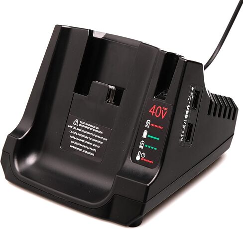 Lilocaja Replacement for Black and Decker 40V Lithium Battery Charger LCS40 LCS36, Compatible with Black and Decker 36V 40V Lithium Battery LBX2040 LBXR36 LST540 LCS1240 LBX1540 in Kuwait