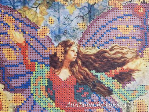 الخريف الجنية ثلاثية الأبعاد الخرز طقم تطريز مطرز عبر غرزة سقوط نمط التطريز أطقم هووسورمينغ لتقوم بها بنفسك جدار ديكور نسيج بيرل مجموعة in Kuwait