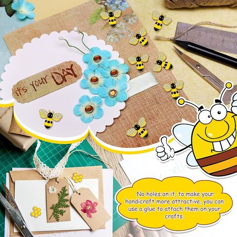 Hicarer 48 Pieces Enamel Bee Charms Set, Include 30 Pieces Rhinestone Jewelry Making Bee Pendant Charms and 18 Pieces Honeycomb Charms Pendants for Jewelry Making DIY Crafts in Saudi Arabia