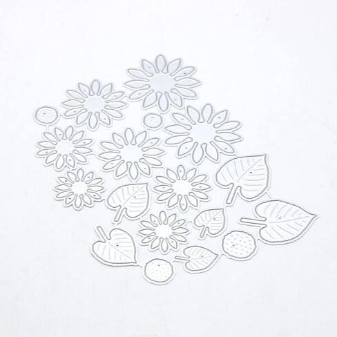 KSCRAFT Mini Sunflowers Layering Flowers Metal Cutting Dies Stencils for DIY Scrapbooking Decorative Embossing DIY Paper Card in Saudi Arabia