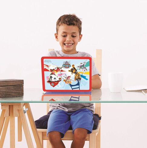 LEXIBOOK JC598PAi1 Paw Patrol-كمبيوتر محمول تعليمي وثنائي اللغة فرنسي/إنجليزي-لعبة للأطفال (الأولاد والبنات) 124 نشاطًا، تعلم ألعاب اللعب والموسيقى مع تشيس مارشال-أحمر/أزرق in Saudi Arabia