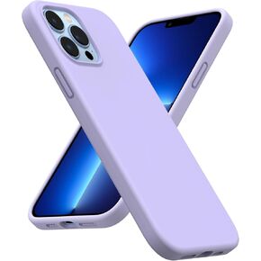 ORNARTO Shockproof Liquid Silicone Designed for iPhone 13 Pro Max Case 6.7", Gel Rubber Comprehensive Protection Anti-Shock Cover Case Drop Protection 6.7inch-Midnight