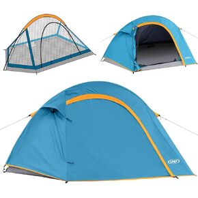 Camping Tent 4 Person, Waterproof Windproof Tent with Rainfly Easy Set up-Portable Dome Tents for Camping