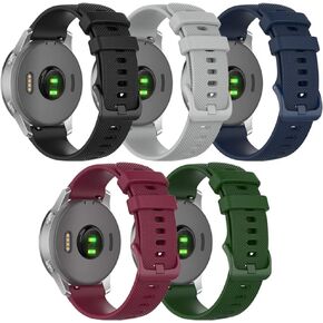 Band for Garmin Vivoactive 4S, Soft Silicone Replacement Watch Band for Garmin Vivoactive 4S / Vivomove 3S / Venu 2S (No Tracker, Replacement Bands Only)