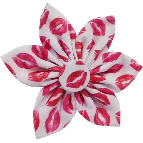 Huxley & Kent Pet Pinwheel | Convo Hearts (Small) | Valentine's Day Collar Accessory for Dogs/Cats | Bow Collar Attachment | Cute, Comfortable Accessory | H&K Pinwheel for Pets