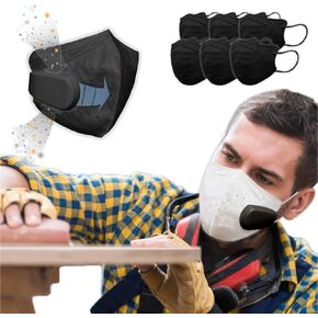 PuriCurrent 4-speed purifier cum mask fan. Work with PuriCurrent masks. Easy breath and cooler. For pollen, ashes, dusts, PM2.5 (Black)