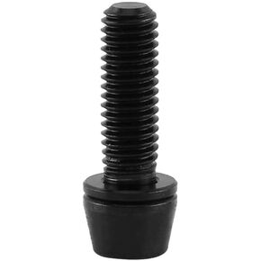 Titanium Stem Bolts,Stem Bolts MTB,Ritchey Stem Bolts,M6X16/20 Titanium Bolts Screws,6pcs MTB Road Mountain Bike ycle Stem Bolt Screws Titanium Tapered Head Bolt Screw with Washer(M6X20mm Black)