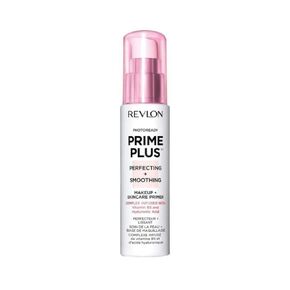 Face Primer by Revlon, PhotoReady Prime Plus Face Makeup for All Skin Types, Blurs & Fills in Fine Lines, Infused with Vitamin B5 and Hyaluronic Acid, Perfecting & Smoothing, 1 Oz