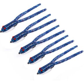Delong Lures 4.5" Weedless TwinTail - Bass Fishing Lure for Bass Fishing, Crappie Fishing, Pike Fishing, Frog Fishing Lure Fishing Tackle Fishing Gear