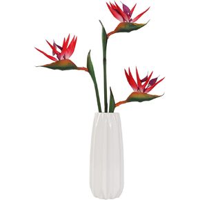 Birds of Paradise，Yellow Artificial Flowers ，3Pcs 32.5 Inch, Summer Decor Tropical Plant Fake Flowers, for Home, Bedroom, living room, office decoration