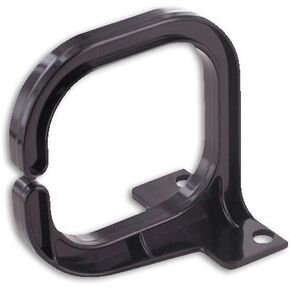 Quest Manufacturing Vertical D-Ring Cable Manager, 34 Cables, 1 Unit, Black (VD-00-034-2), Pack of 2 Pcs