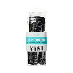 KISS Professional 10-pc Comb Set-Detangle & Style Assortment