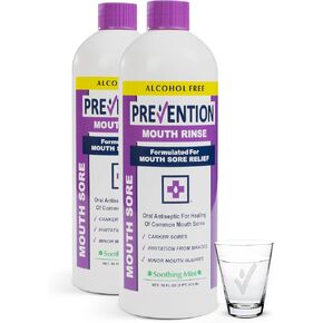 Prevention Mouth Sore Mouth Rinse | Canker Sore Treatment - 4 pack