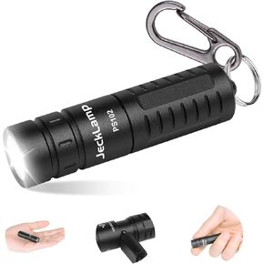 Rechargeable Keychain Flashlight, 200 Lumens EDC Pocket Flashlight, Tiny LED Flashlight with Built-in Battery for Everyday Carry, Camping, Emergency