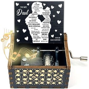 Wooden Music Box- You are My Sunshine Music Box, from Mom to Son, Unique Music Gifts for Kids - 1 Set