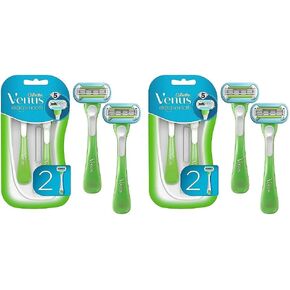Gillette Venus Extra Smooth Green Disposable Women's Razors - 2 Count in Saudi Arabia