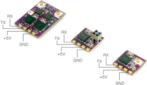 Happymodel 2.4G ELRS EP1 EP2 EP1DUAL TCXO جهاز استقبال صغير ExpressLRS لطائرة سباق FPV طويلة المدى (EP2 TCXO) in Kuwait