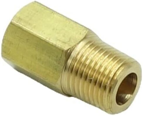 2 Pcs 1/8" Male NPT to 1/16" Female NPT Bushing Stainless Steel Pipe Fitting Gauge Adapter in Kuwait