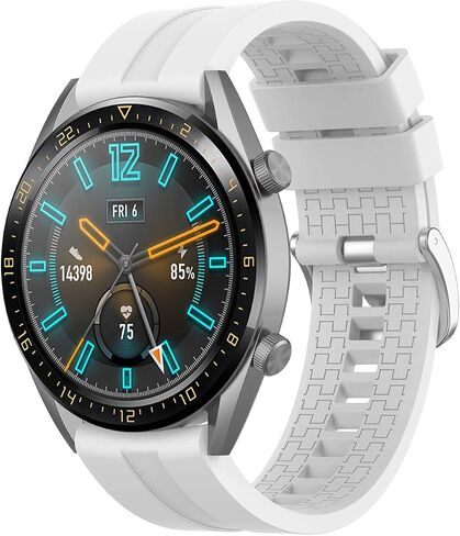 3-Pack Silicone Bands for Huawei Watch GT Classic Replacement Strap (Black, Gray, Navy Blue) in Saudi Arabia