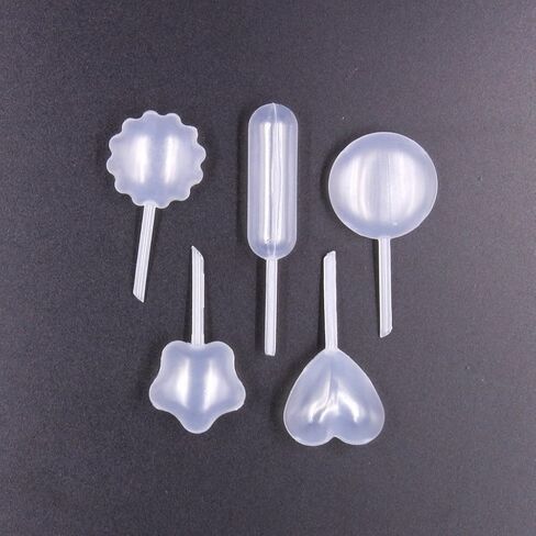 EKIND Plastic Squeeze Transfer Pipettes Suitable for Chocolate, Cupcakes, Strawberries, Ice Cream, Cakes, Children's Painting, Kitchen (4ml, Pack of 100) in Kuwait