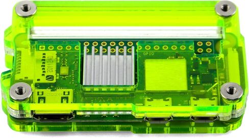 C4Labs Zebra Zero 2 Heatsink and GPIO Access Case for The Raspberry Pi Zero 2 - Classic Wood, Single in Saudi Arabia