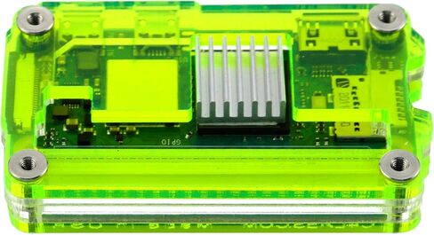 C4Labs Zebra Zero 2 Heatsink and GPIO Access Case for The Raspberry Pi Zero 2 - Classic Wood, Single in Saudi Arabia