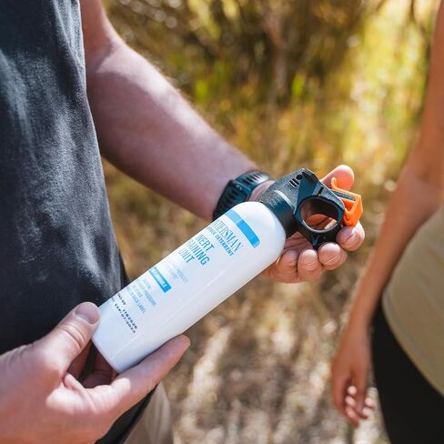 SABER Frontiersman Practice Bear Spray، علبة خاملة 7.9 أونصة، تدرب قبل أن تذهب، العلبة الواقعية تزيد من الألفة والثقة في الاستخدام in Kuwait