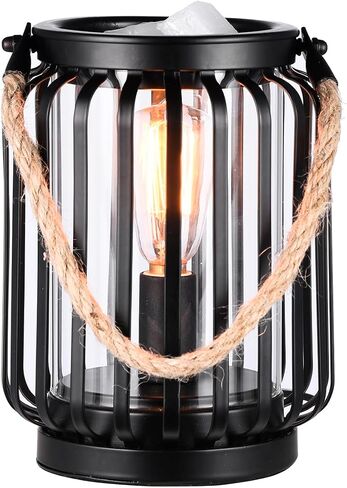 Electric Wax Melting Heater,Edison Bulb Wax Heater,Heater for Scented Wax,Oil Burner for perfumes,Home Decor,Gifts-Twine in Saudi Arabia