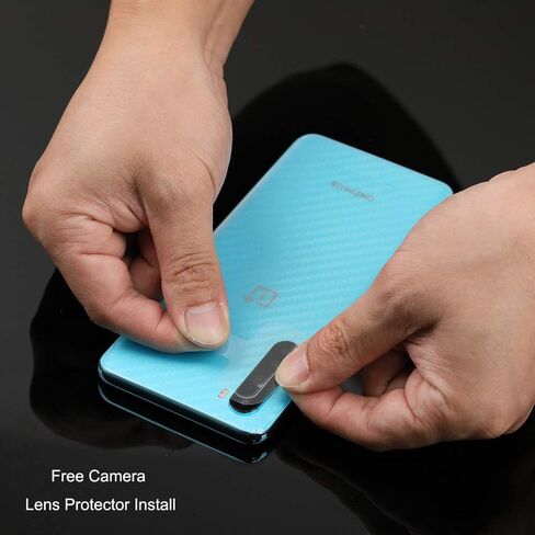 Ibywind Screen Protector For OnePlus Nord N10 5G,with 2Pcs Tempered Glass,1Pc Back Carbon Fiber Skin Protector[Fingerprint Reader,Easy to install] in Saudi Arabia