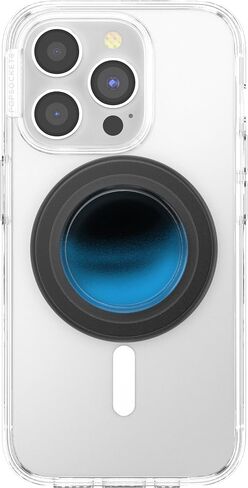 PopSockets Phone Grip Compatible with MagSafe, Phone Holder, Wireless Charging Compatible - Tidepool Lava Lamp Absinthe in Saudi Arabia